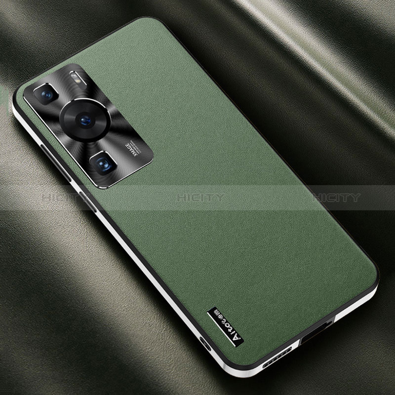 Handyhülle Hülle Luxus Leder Schutzhülle AT2 für Huawei P60 Pro