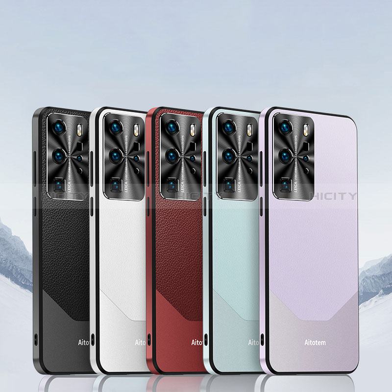 Handyhülle Hülle Luxus Leder Schutzhülle AT3 für Huawei P40