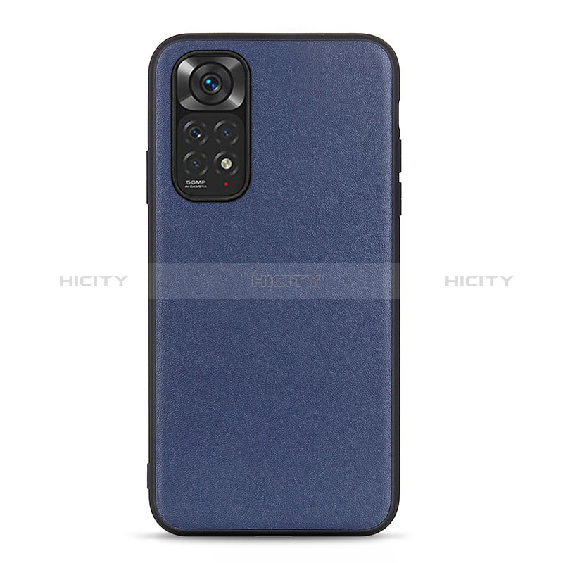 Handyhülle Hülle Luxus Leder Schutzhülle B01H für Xiaomi Redmi Note 11 4G (2022) Blau Plus