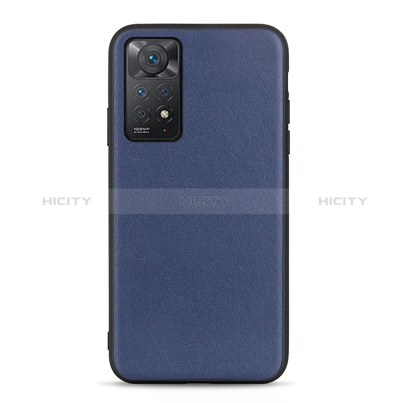 Handyhülle Hülle Luxus Leder Schutzhülle B01H für Xiaomi Redmi Note 11 Pro 5G Blau Plus