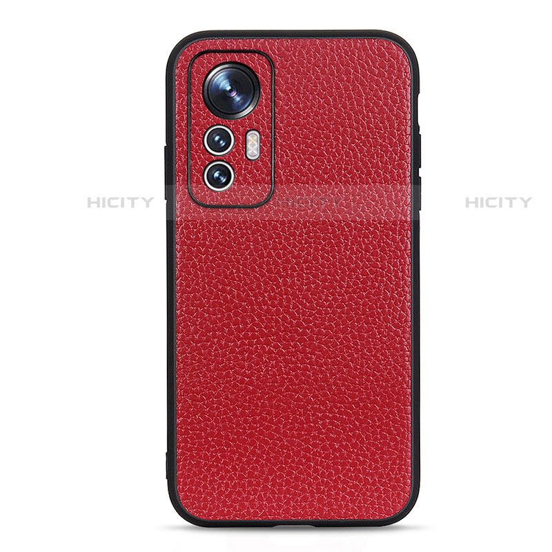 Handyhülle Hülle Luxus Leder Schutzhülle B02H für Xiaomi Mi 12 Pro 5G Rot