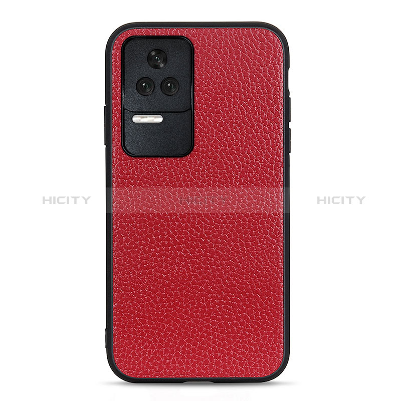 Handyhülle Hülle Luxus Leder Schutzhülle B02H für Xiaomi Redmi K50 5G Rot