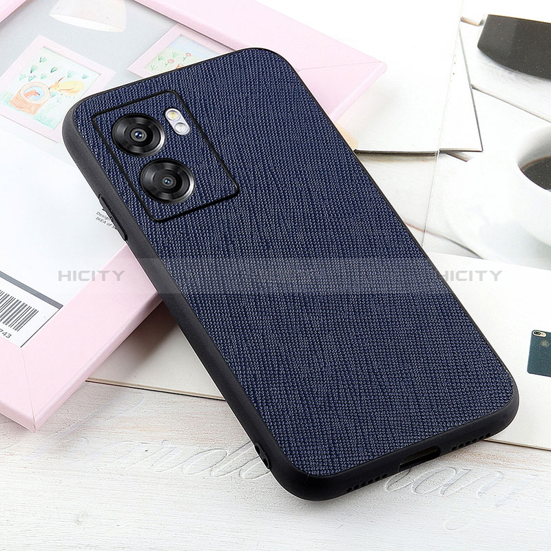 Handyhülle Hülle Luxus Leder Schutzhülle B03H für Realme V23i 5G Blau