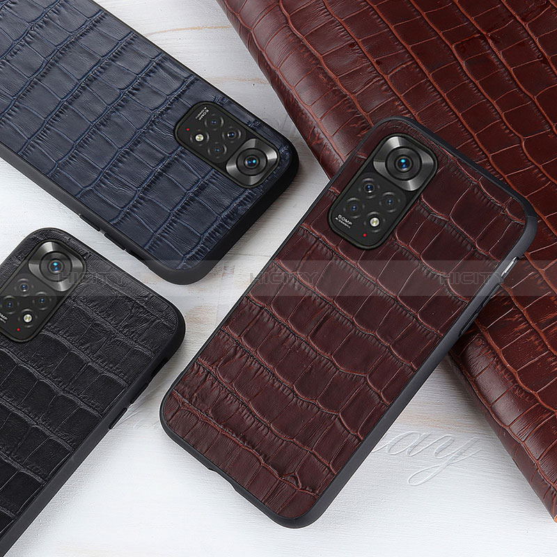 Handyhülle Hülle Luxus Leder Schutzhülle B04H für Xiaomi Redmi Note 11 4G (2022)