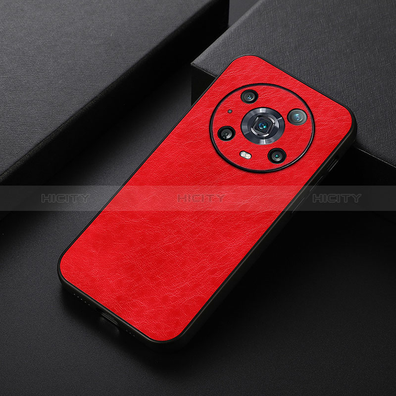 Handyhülle Hülle Luxus Leder Schutzhülle B05H für Huawei Honor Magic4 Pro 5G Rot