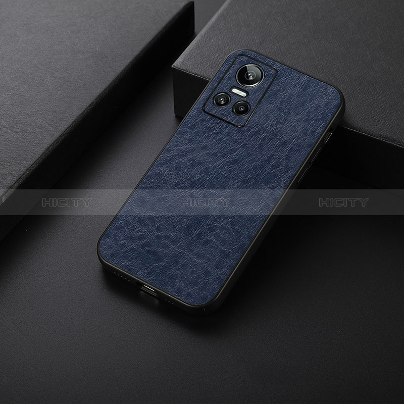 Handyhülle Hülle Luxus Leder Schutzhülle B05H für Realme GT Neo3 5G Blau