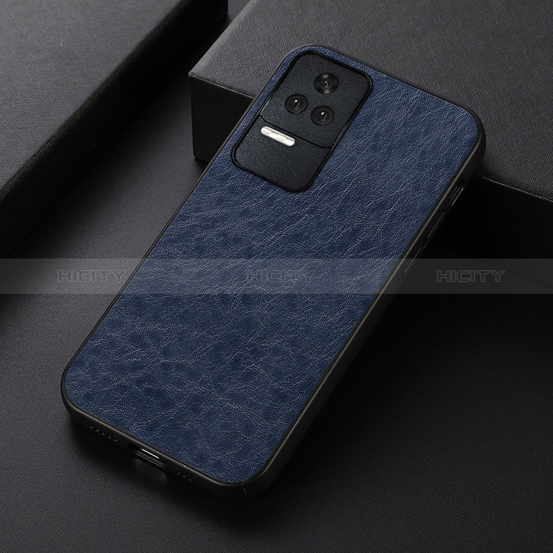 Handyhülle Hülle Luxus Leder Schutzhülle B05H für Xiaomi Redmi K50 5G Blau