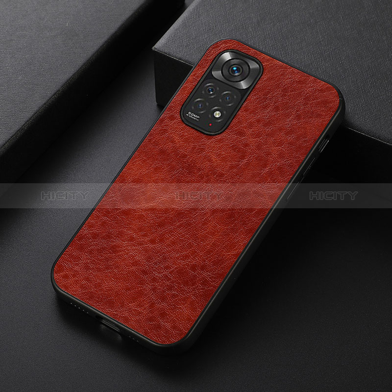 Handyhülle Hülle Luxus Leder Schutzhülle B05H für Xiaomi Redmi Note 11S 4G Braun Plus