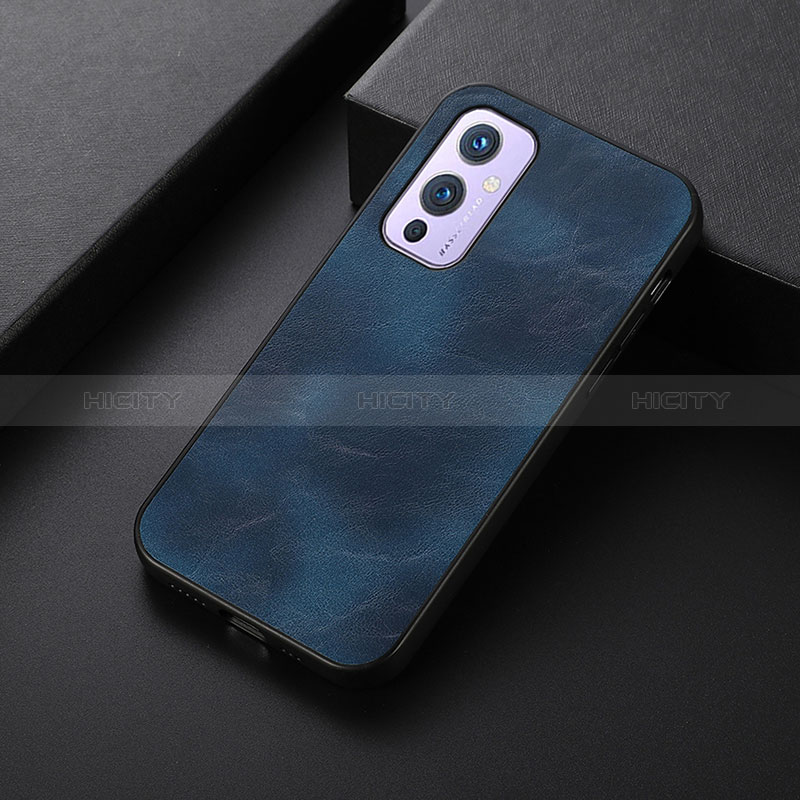 Handyhülle Hülle Luxus Leder Schutzhülle B06H für OnePlus 9 5G Blau