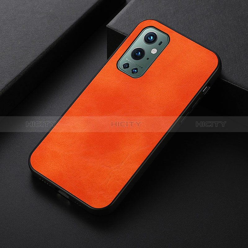 Handyhülle Hülle Luxus Leder Schutzhülle B06H für OnePlus 9 Pro 5G Orange Plus