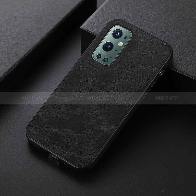 Handyhülle Hülle Luxus Leder Schutzhülle B06H für OnePlus 9 Pro 5G Schwarz