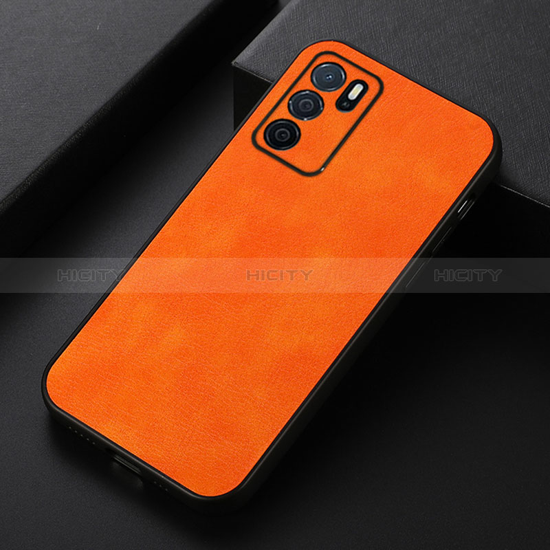 Handyhülle Hülle Luxus Leder Schutzhülle B06H für Oppo A16 Orange Plus