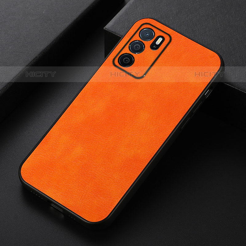 Handyhülle Hülle Luxus Leder Schutzhülle B06H für Oppo A16s Orange Plus