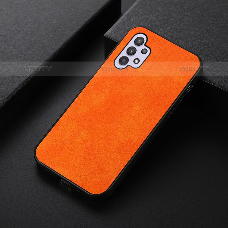 Handyhülle Hülle Luxus Leder Schutzhülle B06H für Samsung Galaxy M32 5G Orange