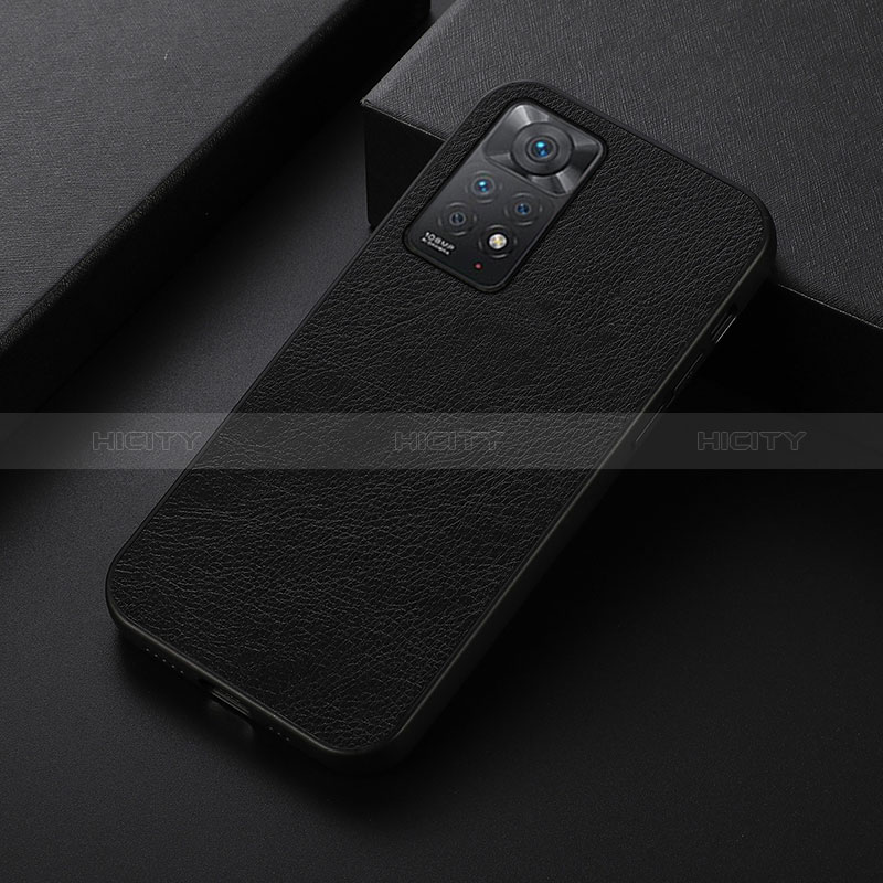 Handyhülle Hülle Luxus Leder Schutzhülle B06H für Xiaomi Redmi Note 11 Pro 4G Schwarz