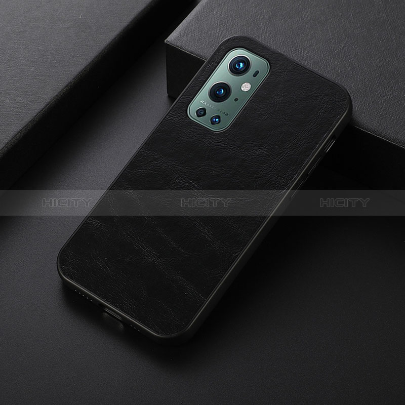 Handyhülle Hülle Luxus Leder Schutzhülle B07H für OnePlus 9 Pro 5G Schwarz