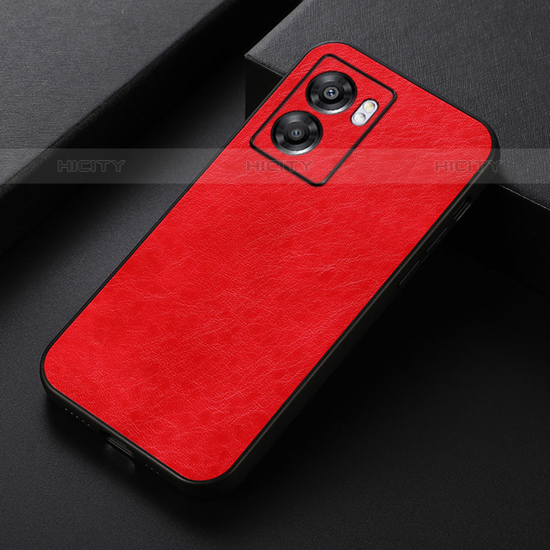 Handyhülle Hülle Luxus Leder Schutzhülle B07H für OnePlus Nord N300 5G Rot Plus