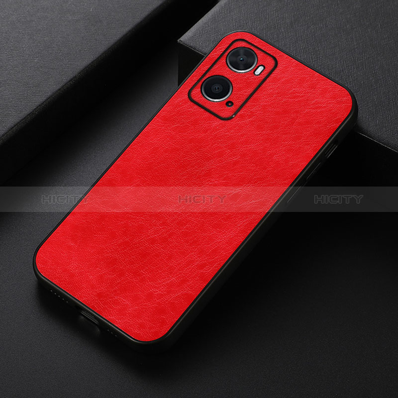 Handyhülle Hülle Luxus Leder Schutzhülle B07H für Oppo A36 Rot Plus