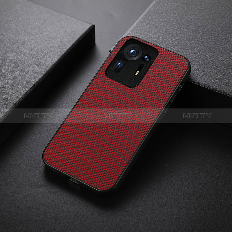 Handyhülle Hülle Luxus Leder Schutzhülle B07H für Xiaomi Mi Mix 4 5G Rot