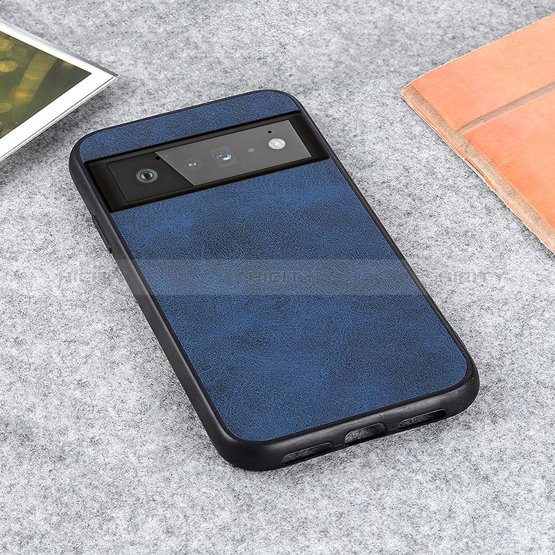 Handyhülle Hülle Luxus Leder Schutzhülle B08H für Google Pixel 6 5G Blau Plus