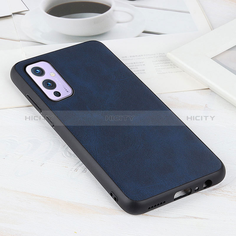 Handyhülle Hülle Luxus Leder Schutzhülle B08H für OnePlus 9 5G Blau