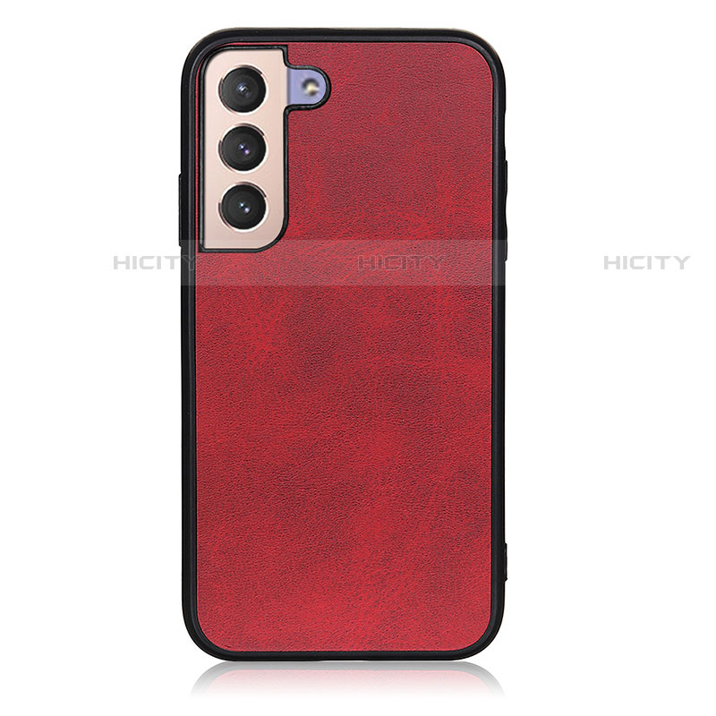 Handyhülle Hülle Luxus Leder Schutzhülle B08H für Samsung Galaxy S21 5G Rot