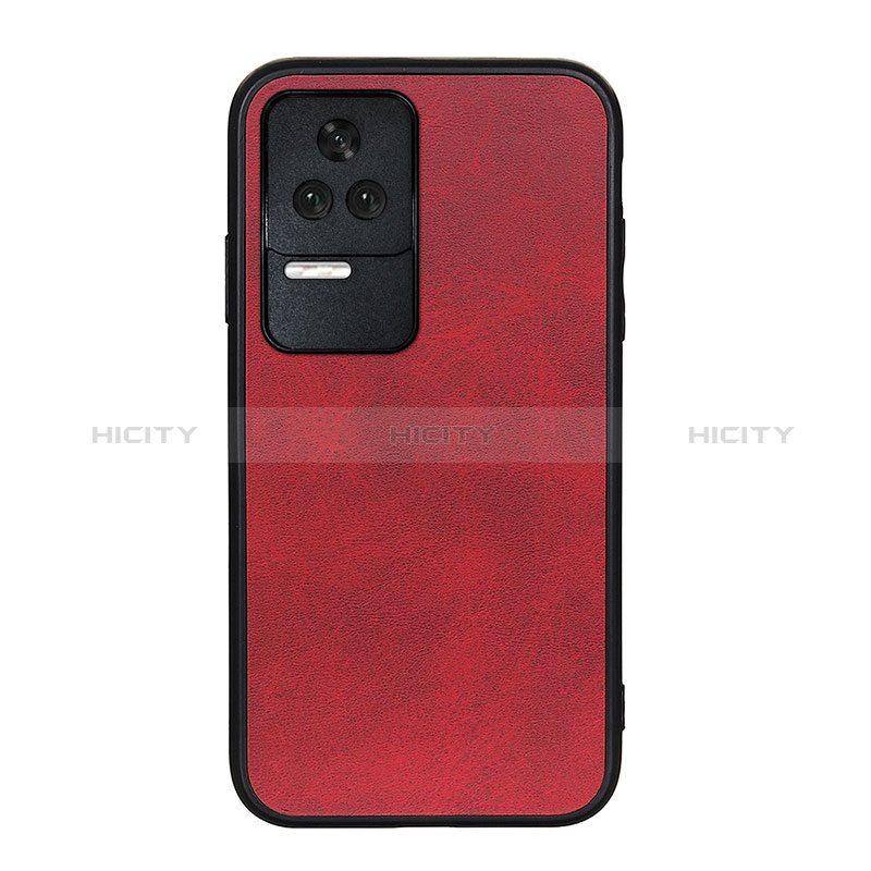 Handyhülle Hülle Luxus Leder Schutzhülle B08H für Xiaomi Poco F4 5G Rot