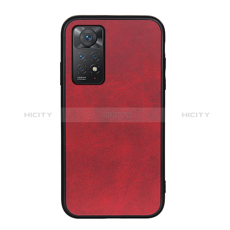 Handyhülle Hülle Luxus Leder Schutzhülle B08H für Xiaomi Redmi Note 11 Pro 5G Rot Plus