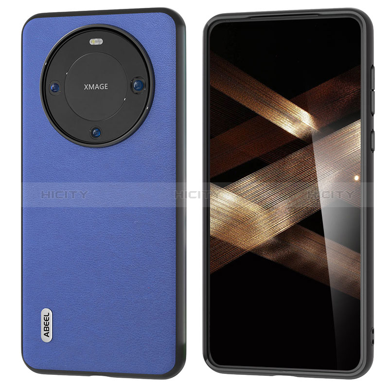 Handyhülle Hülle Luxus Leder Schutzhülle BH1 für Huawei Mate 60 Königs Blau