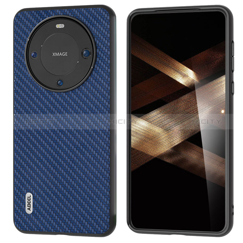 Handyhülle Hülle Luxus Leder Schutzhülle BH3 für Huawei Mate 60 Pro Königs Blau