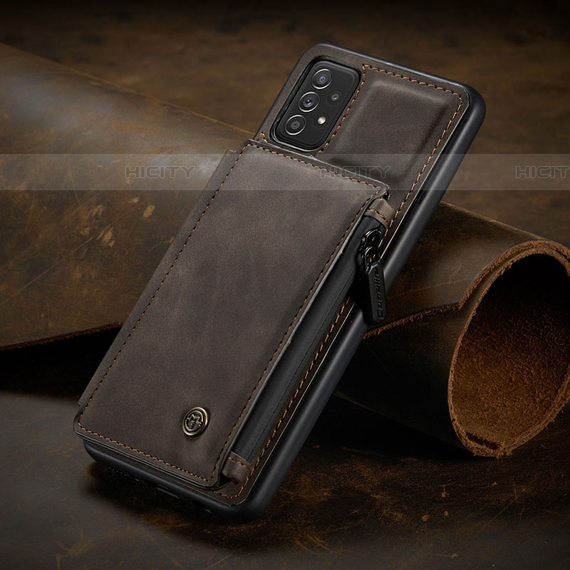 Handyhülle Hülle Luxus Leder Schutzhülle C02S für Samsung Galaxy A52 4G groß