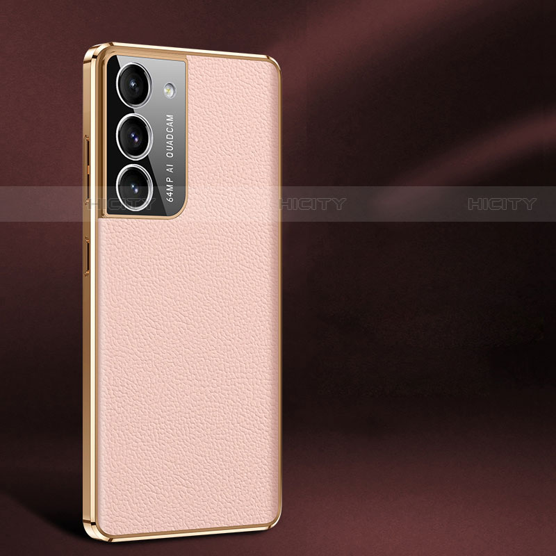 Handyhülle Hülle Luxus Leder Schutzhülle C10 für Samsung Galaxy S21 5G Rosegold