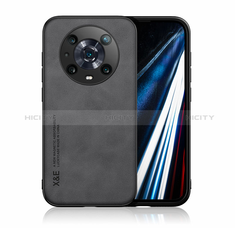 Handyhülle Hülle Luxus Leder Schutzhülle DY1 für Huawei Honor Magic4 Pro 5G Schwarz