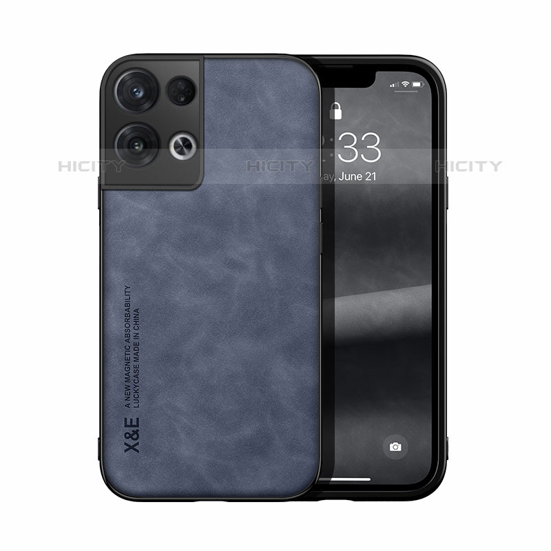 Handyhülle Hülle Luxus Leder Schutzhülle DY1 für Oppo Reno8 5G Blau Plus