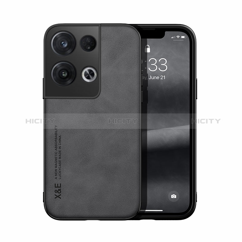 Handyhülle Hülle Luxus Leder Schutzhülle DY1 für Oppo Reno9 Pro+ Plus 5G Schwarz Plus