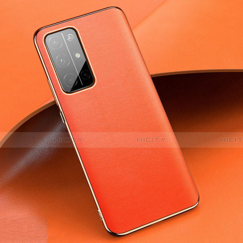 Handyhülle Hülle Luxus Leder Schutzhülle für Huawei Honor 30S Orange