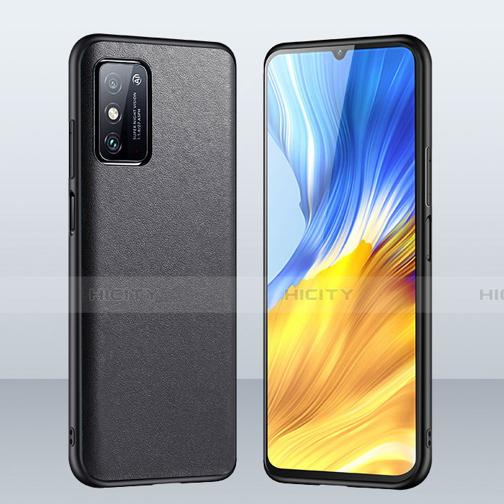 Handyhülle Hülle Luxus Leder Schutzhülle für Huawei Honor X10 Max 5G Schwarz Plus