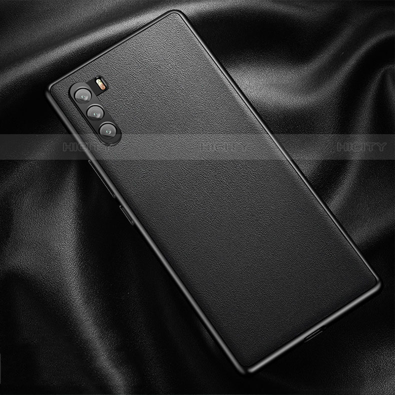 Handyhülle Hülle Luxus Leder Schutzhülle für Huawei Mate 40 Lite 5G Schwarz