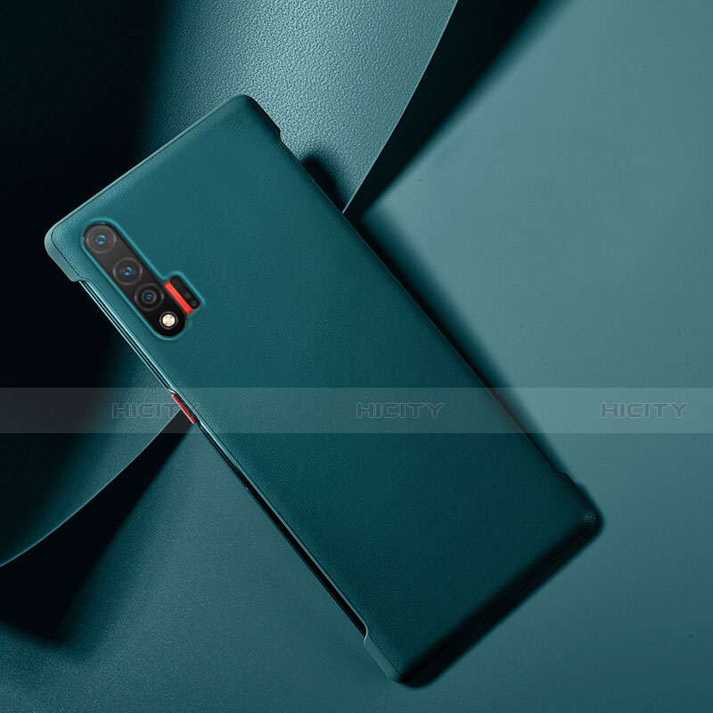 Handyhülle Hülle Luxus Leder Schutzhülle für Huawei Nova 6 5G Blau