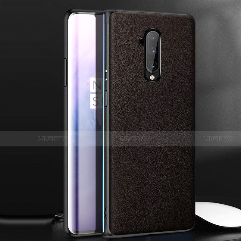 Handyhülle Hülle Luxus Leder Schutzhülle für OnePlus 7T Pro 5G Braun