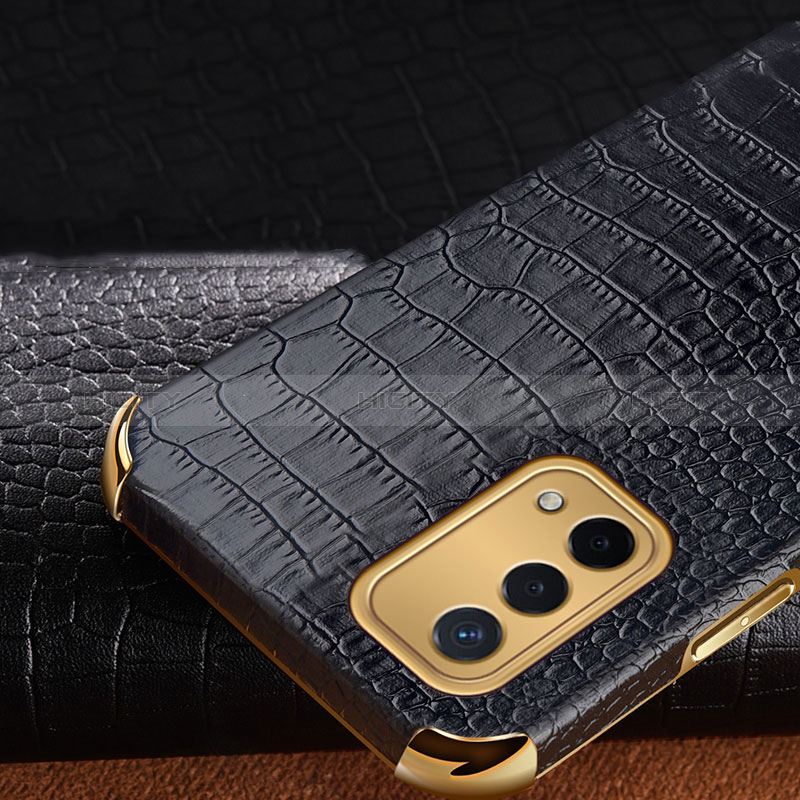 Handyhülle Hülle Luxus Leder Schutzhülle für Oppo A54 5G groß