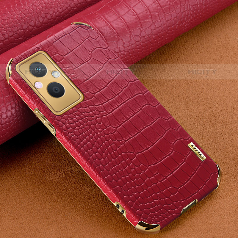 Handyhülle Hülle Luxus Leder Schutzhülle für Oppo F21s Pro 5G Rot