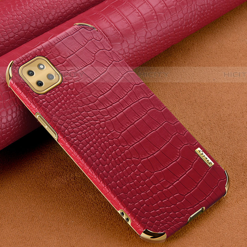 Handyhülle Hülle Luxus Leder Schutzhülle für Samsung Galaxy F42 5G Rot