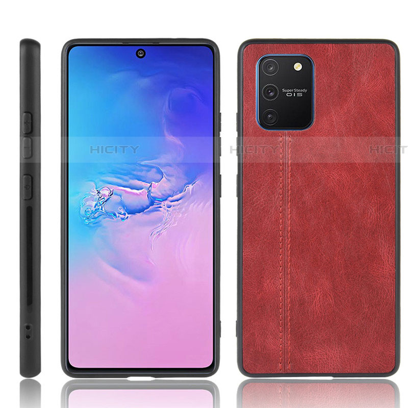 Handyhülle Hülle Luxus Leder Schutzhülle für Samsung Galaxy S10 Lite Rot