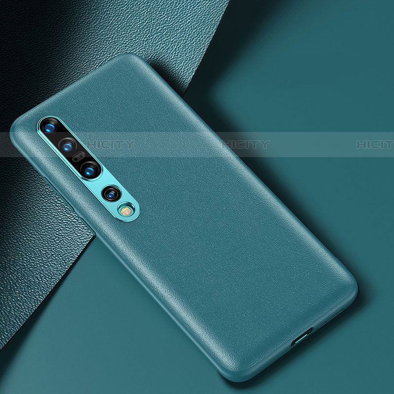 Handyhülle Hülle Luxus Leder Schutzhülle für Xiaomi Mi 10 Pro Grün