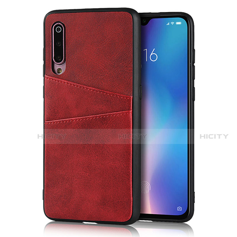 Handyhülle Hülle Luxus Leder Schutzhülle für Xiaomi Mi 9 Lite Rot