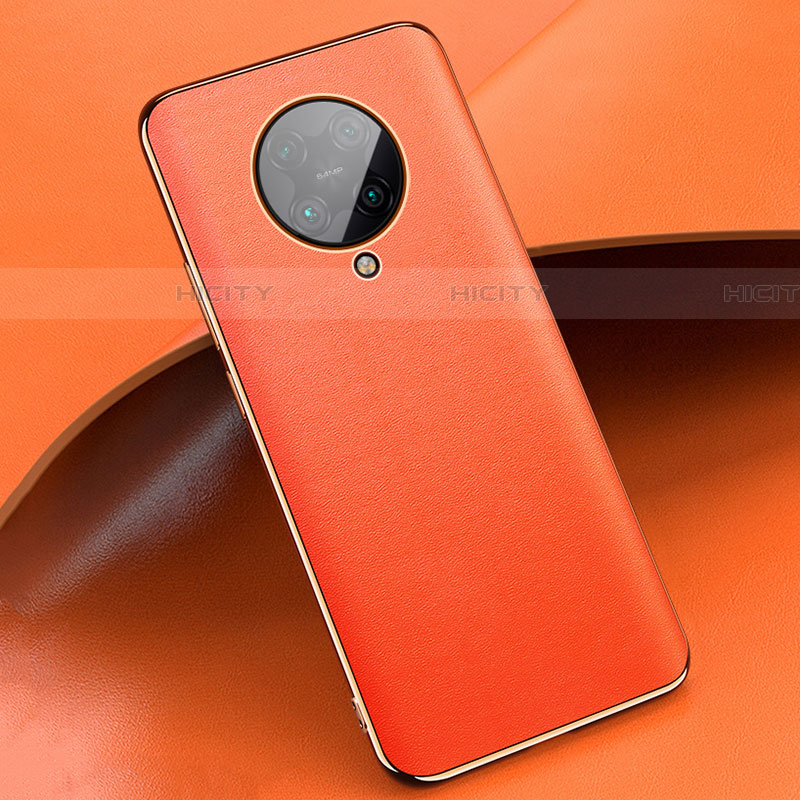 Handyhülle Hülle Luxus Leder Schutzhülle für Xiaomi Poco F2 Pro Orange