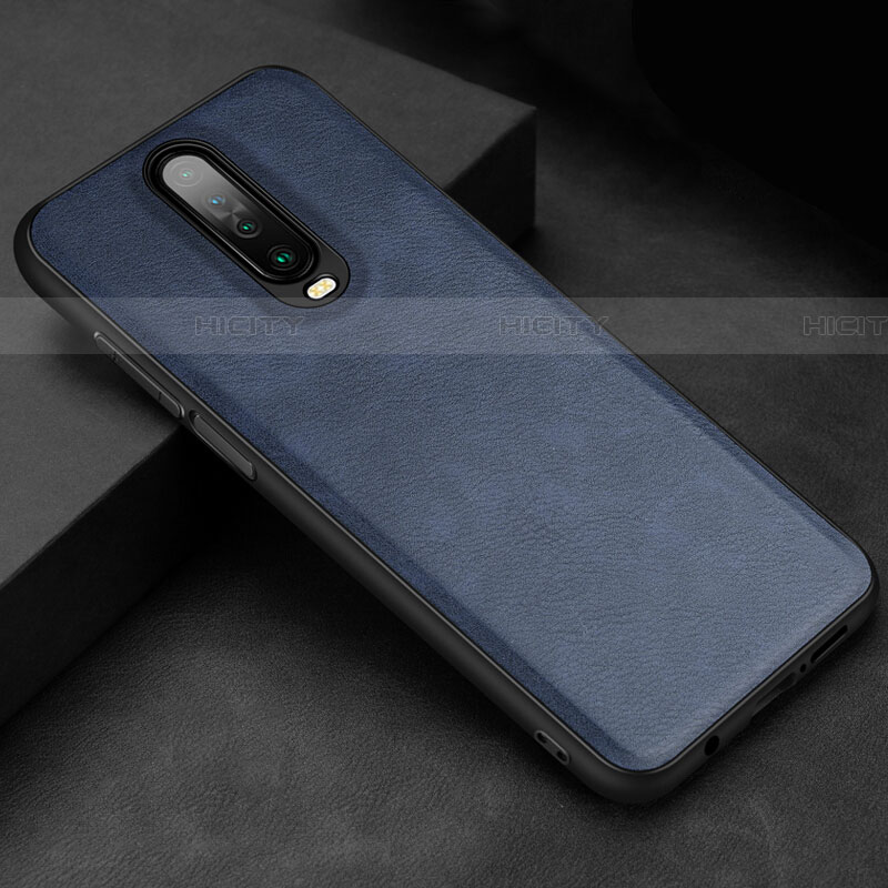 Handyhülle Hülle Luxus Leder Schutzhülle für Xiaomi Poco X2 Blau