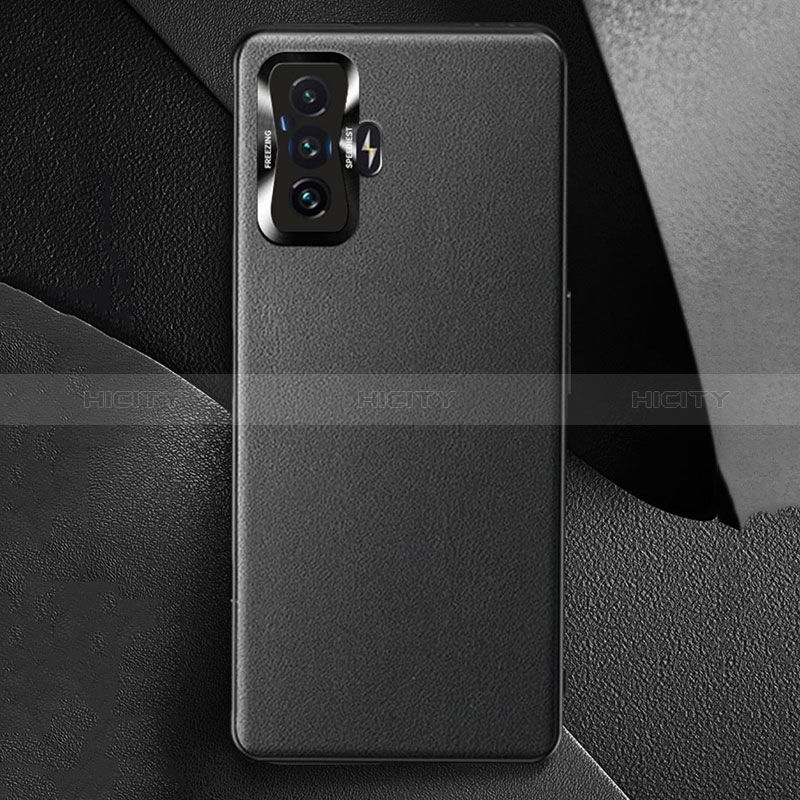 Handyhülle Hülle Luxus Leder Schutzhülle für Xiaomi Redmi K50 Gaming AMG F1 5G Schwarz