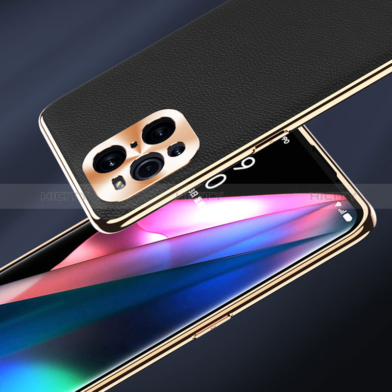 Handyhülle Hülle Luxus Leder Schutzhülle GS1 für Oppo Find X3 5G groß